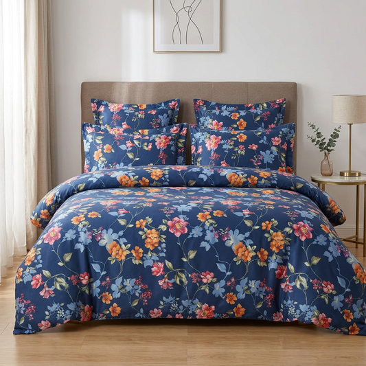 Fleur de lux blue sengetøj 1
