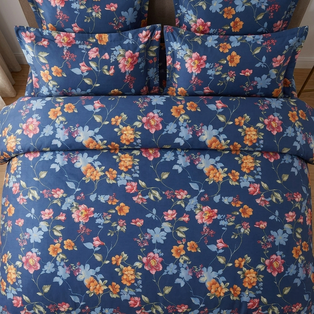 Fleur de lux blue sengetøj