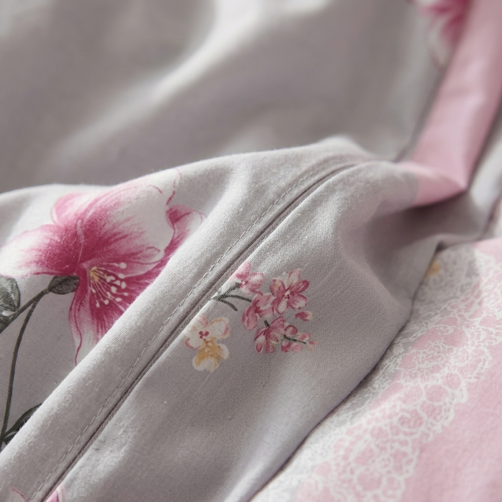 Flowerdream rosa sengetøj 2