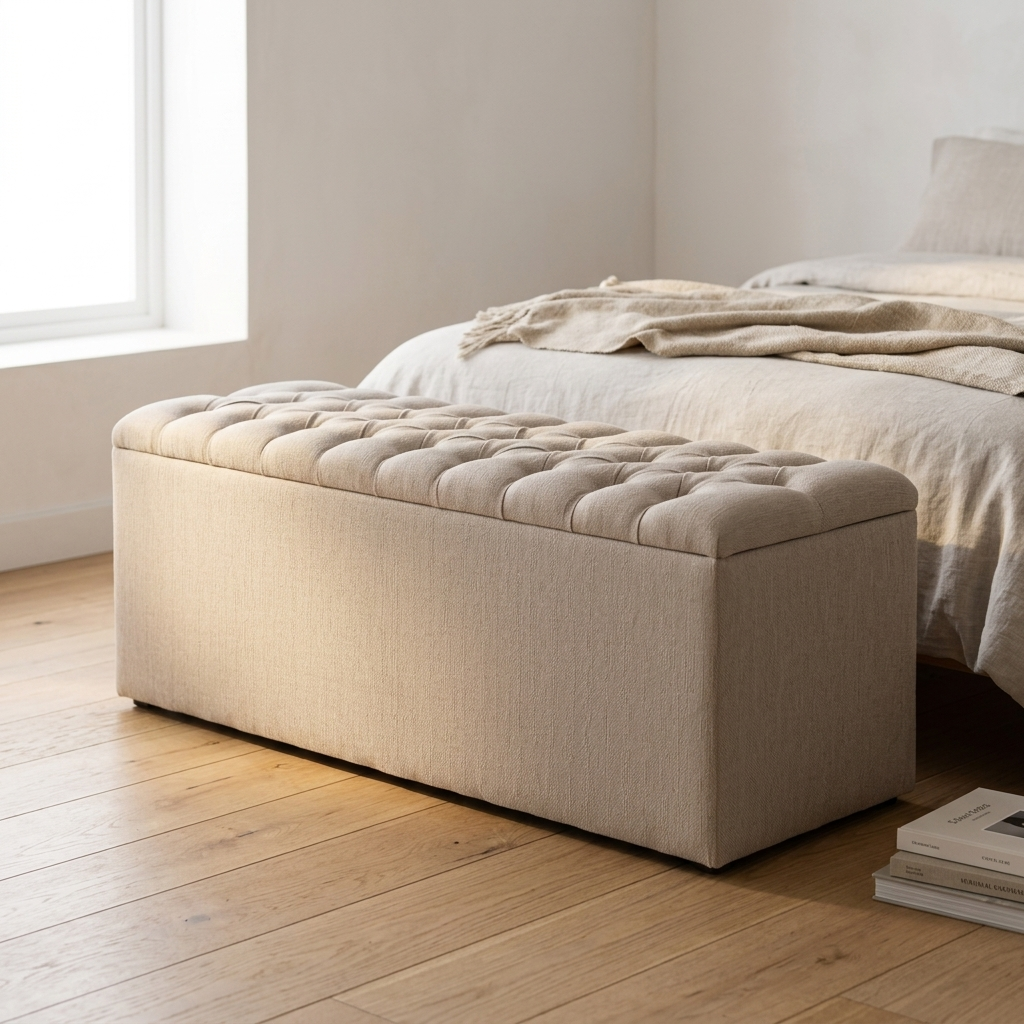Simpel Chesterfield sengekiste