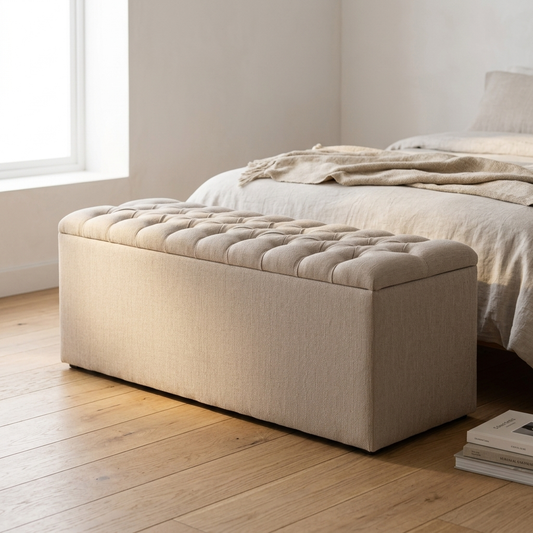 Simpel Chesterfield sengekiste