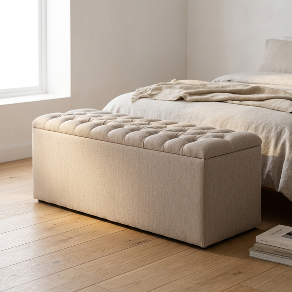 Simpel Chesterfield sengekiste