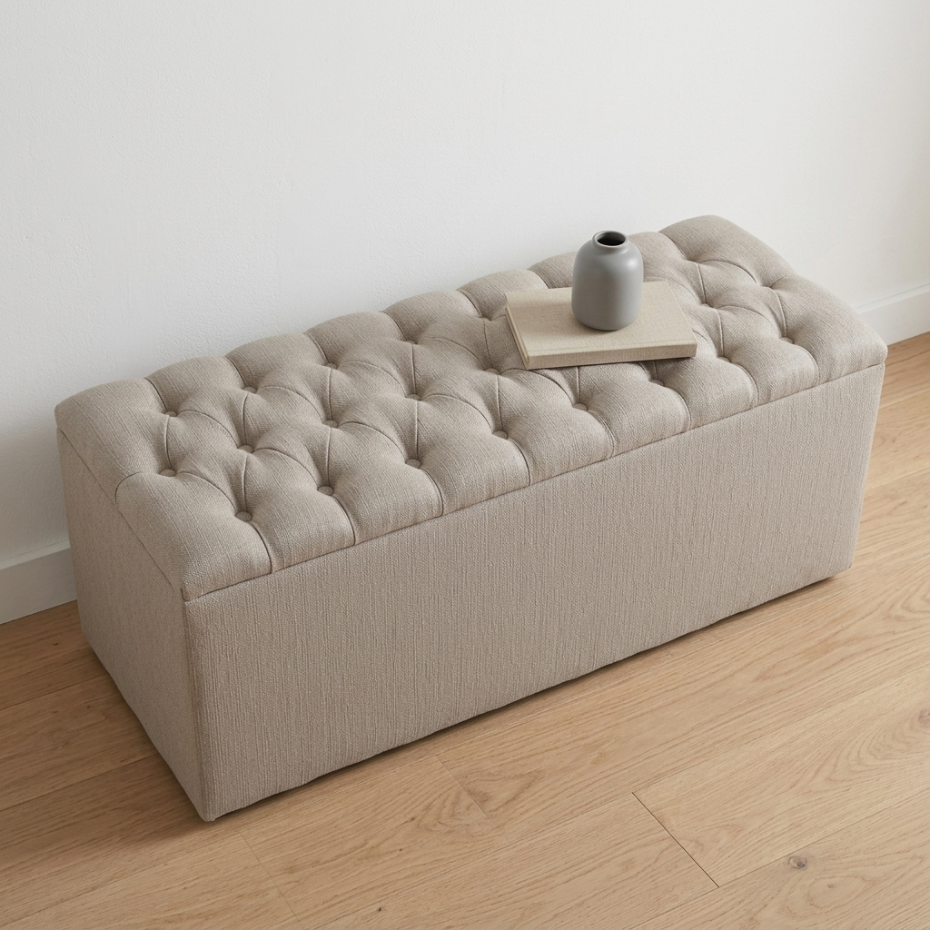 Simpel Chesterfield sengekiste