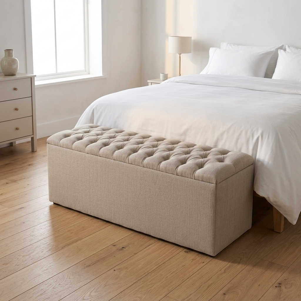 Simpel Chesterfield sengekiste