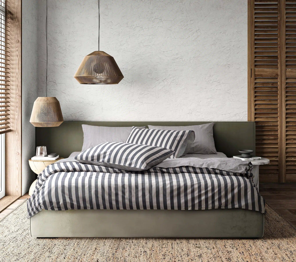 Renforcé bomuld Stripe 12